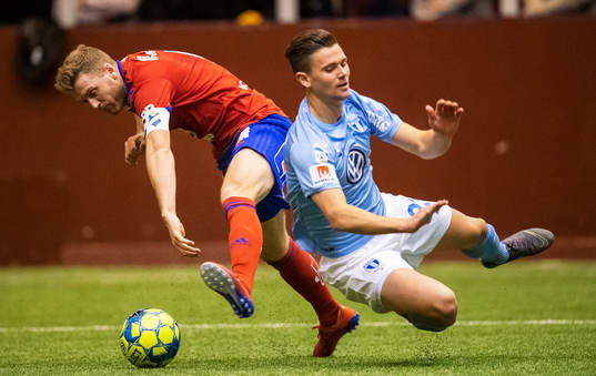 Malmö FFs Marcus Antonsson och Östers Joao Pedro Maciel