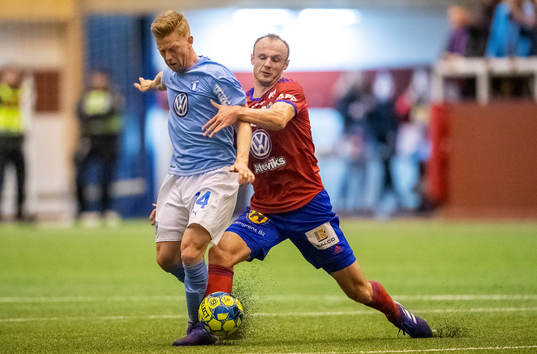 Malmö FFs Anders Christiansen och Östers Dragan Kapcevic