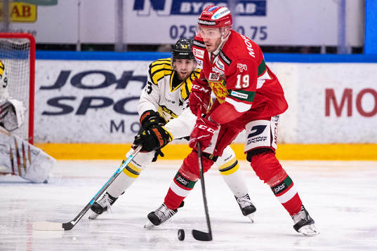 Brynäs Ryan Gunderson och Moras John Persson