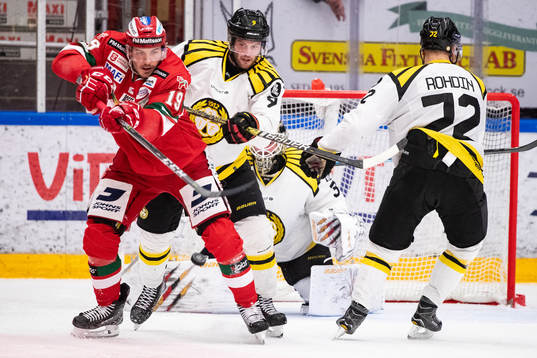 Moras John Persson och Brynäs Niclas Andersén och Joachim