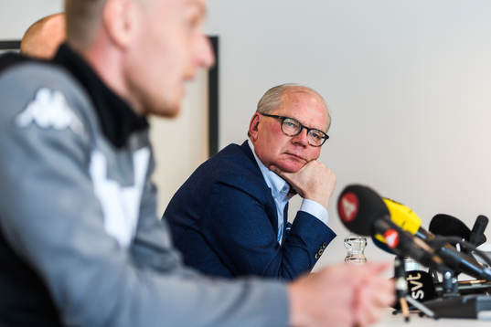 IFK Göteborgs ordförande Mats Engström på en
