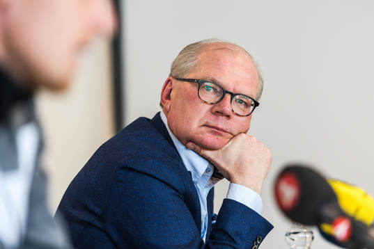 IFK Göteborgs ordförande Mats Engström på en