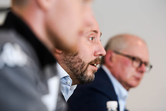 IFK Göteborgs klubbdirektör Max Markusson på en