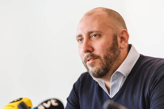 IFK Göteborgs klubbdirektör Max Markusson på en
