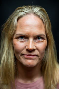 Goalkeeper Ingrid Hjelmseth of Norway poses for a portrait