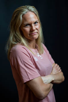 Goalkeeper Ingrid Hjelmseth of Norway poses for a portrait
