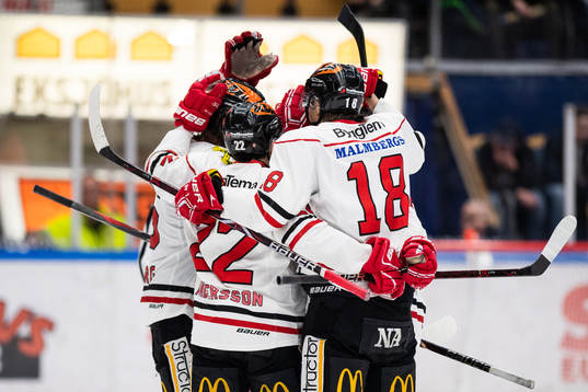Örebros Stefan Warg, Jonathan Andersson och Rodrigo Abols