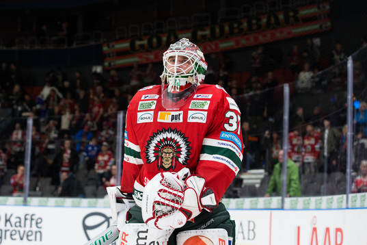 Frölundas målvakt Johan Gustafsson