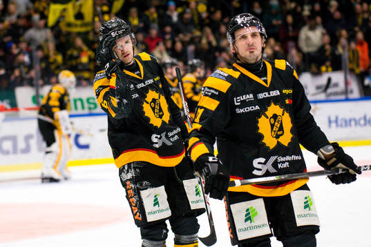 Skellefteås Filip Berglund och Fredrik Lindgren deppar