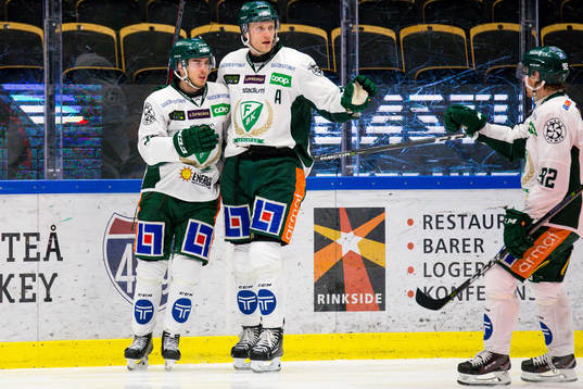 Färjestads Michael Lindqvist, Johan Ryno och Jesper