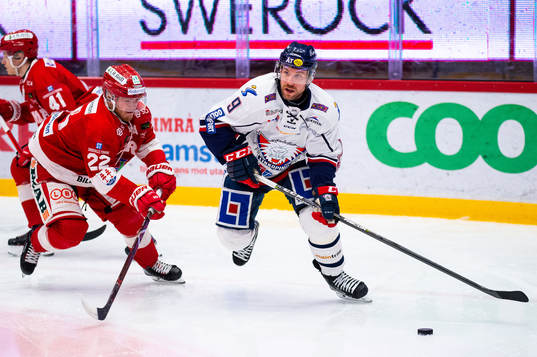 Timrås Emil Berglund och Linköpings Derek Roy