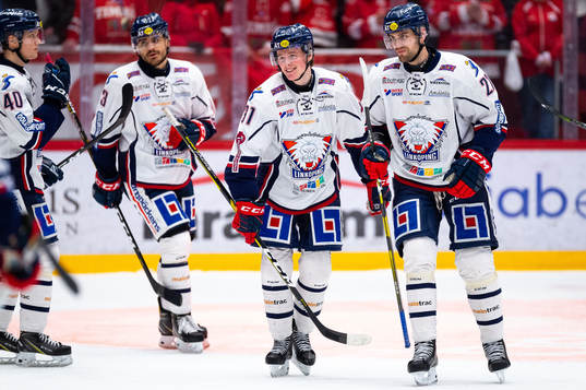 Linköpings Olle Lycksell jublar
