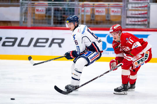 Linköpings Alexander Karlsson och Timrås Henrik Törnqvist