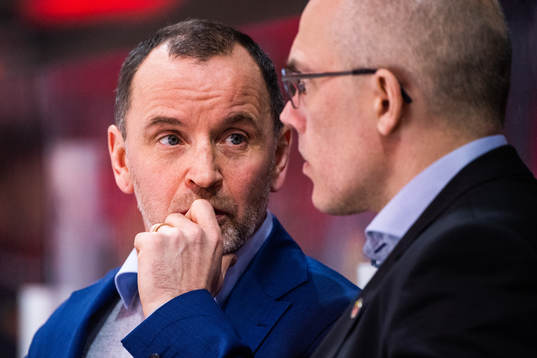 Luleås tränare Thomas Berglund och Assisterande tränare