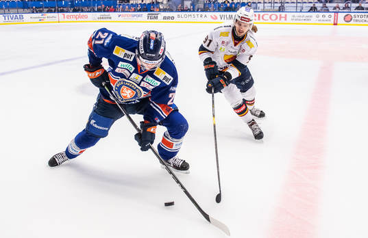 Växjös Filip Cederqvist och Djurgårdens Axel Jonsson