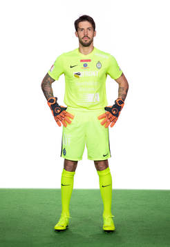 AFC Eskilstunas målvakt Mihail Ivanov