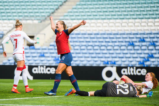 Lisa-Marie Karlseng Utland. of Norway celebrates