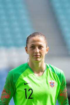 Goalkeeper Cecilie Fiskerstrand of Norway