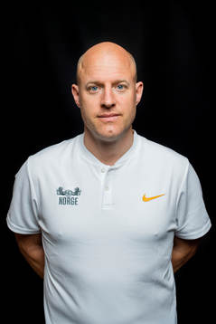 Anders Jacobson, assistant coach of Norway, poses for a