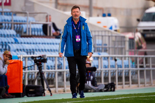 Peter Gerhardsson, head coach of Sweden