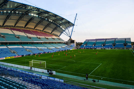A general view over the Algarve Cup 2019 match between