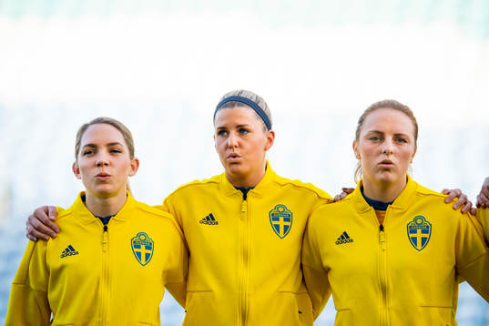 Elin Rubensson, Olivia Schough and Mimmi Larsson