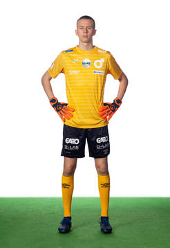 Degerfors målvakt Hugo Claesson