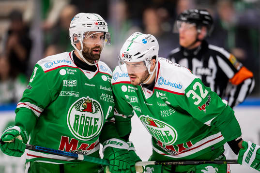 Rögles Éric Gélinas och Taylor Matson