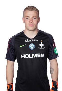 Norrköpings målvakt Isak Pettersson