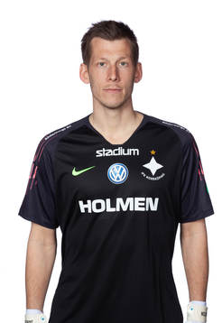Norrköpings målvakt Gustav Jansson