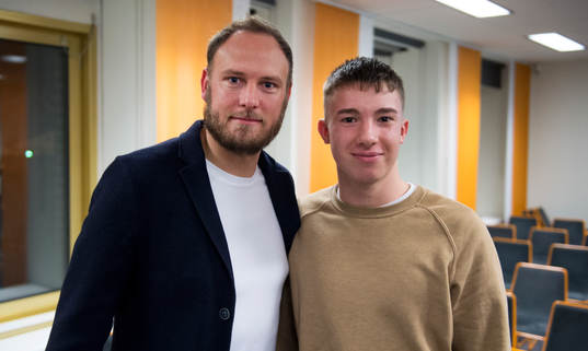 VM-hjälten Andreas Granqvist gästade IFK Hässleholms