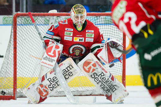 Frölundas målvakt Arvid Söderblom
