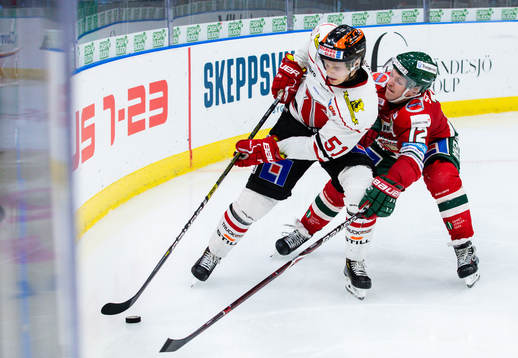 Örebros Kristian Näkyvä och Frölundas Max Friberg