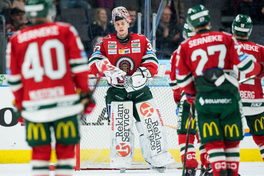 Frölundas målvakt Johan Mattsson