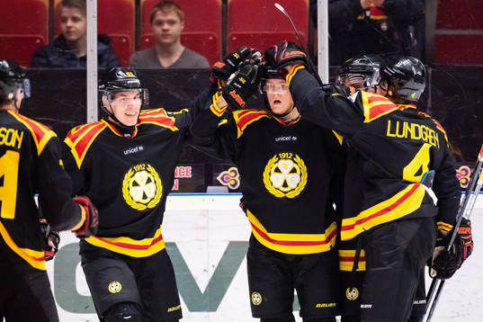 Brynäs Jesper Boqvist jublar