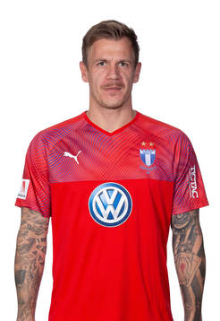 Malmö FFs målvakt Johan Dahlin