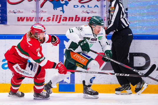 Moras Viktor Amnér och Färjestads Joakim Nygård