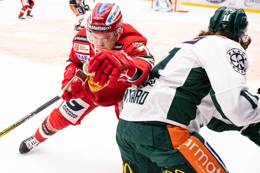 Moras Erlend Lesund och Färjestads Joakim Nygård