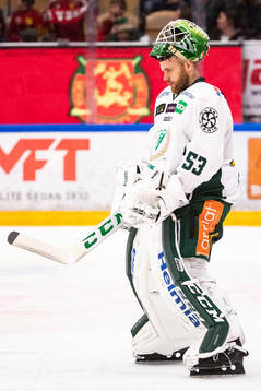 Färjestads målvakt Markus Svensson