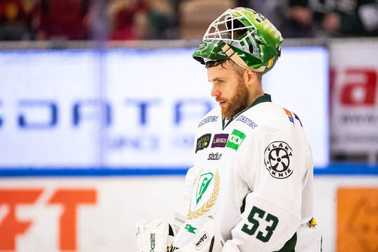 Färjestads målvakt Markus Svensson