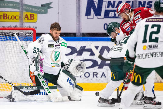 Färjestads målvakt Markus Svensson