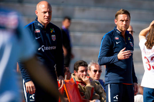 Anders Jacobson, assistant coach of Norway, and Martin