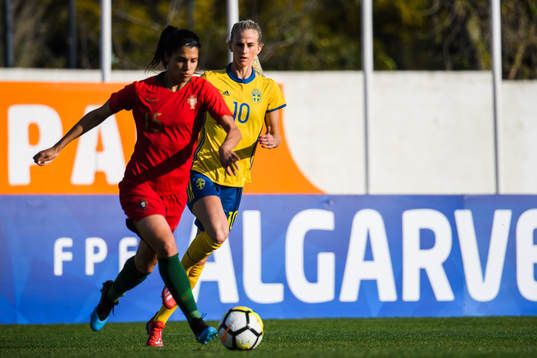 Matilde Fidalgo  of Portugal and Sofia Jakobsson of Sweden