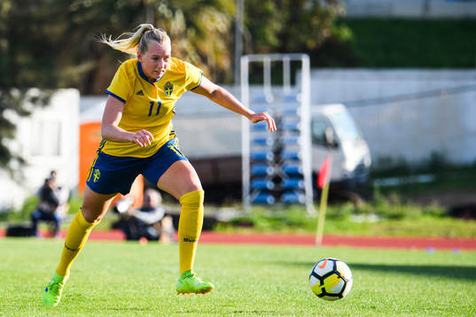 Stina Blackstenius of Sweden