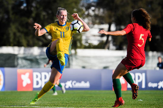 Stina Blackstenius of Sweden
