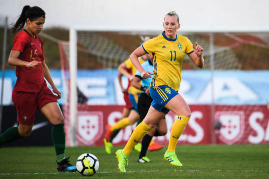 Stina Blackstenius of Sweden