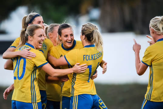 Olivia Schough, Nathalie Björn and Hanna Folkesson of