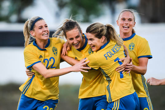 Olivia Schough, Nathalie Björn and Hanna Folkesson of