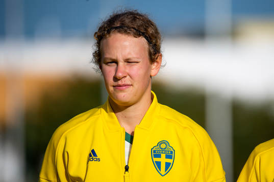 Goalkeeper Cajsa Andersson of Sweden