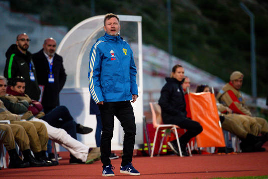 Peter Gerhardsson, head coach of Sweden